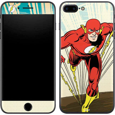DC Comics The Flash Classic Art Sprint Pose iPhone 8 Plus Skin